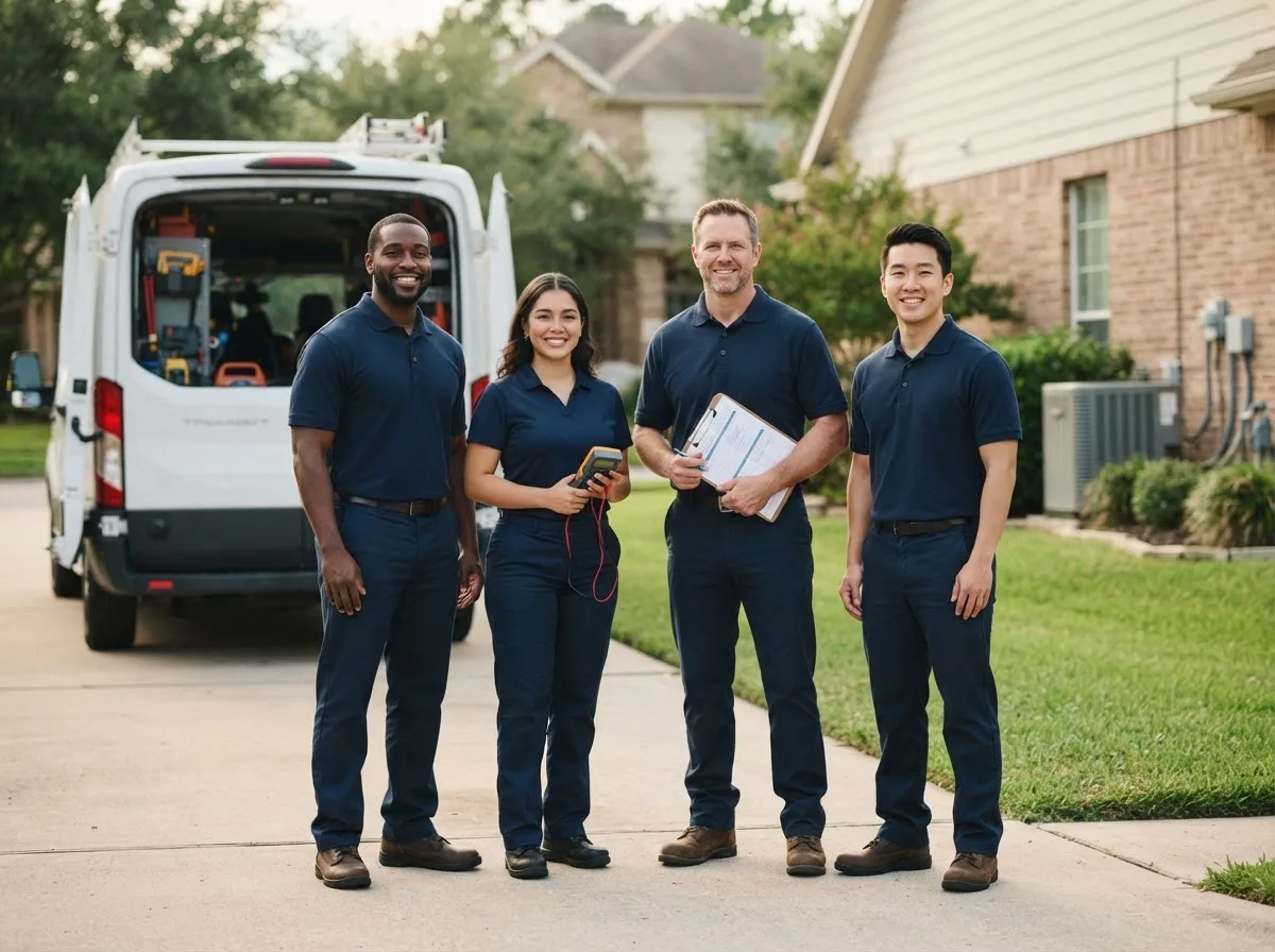 Certified HVAC technician near Clear Lake, WI